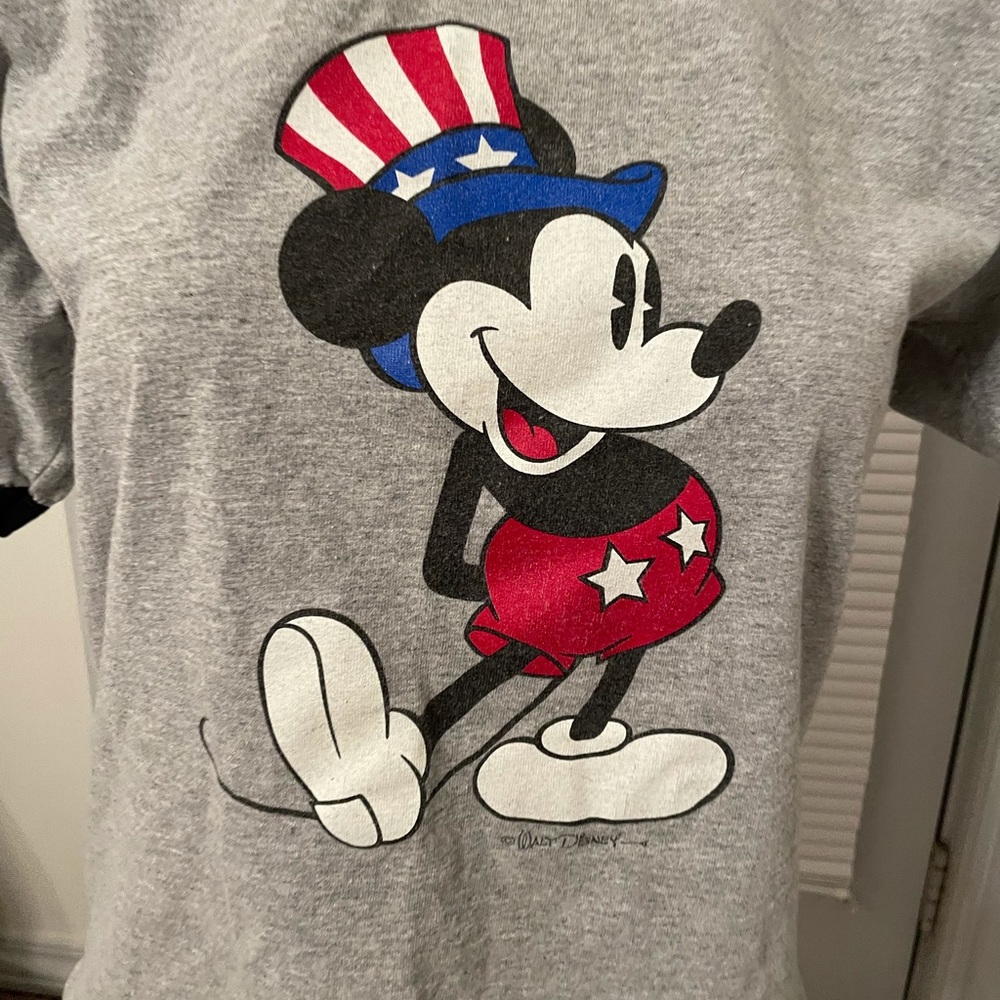 Disney Mickey Mouse USA T-Shirt XL USA Patriotic